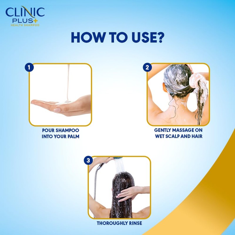 Clinic Plus With Rice Water Strong & Thick Shampoo -