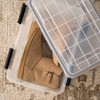 IRIS USA WeatherPro 19 Qt Storage Bins with Lids, 6