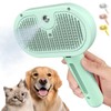 Herokitty Cat Steam Brush for Shedding, 3 In 1 Self