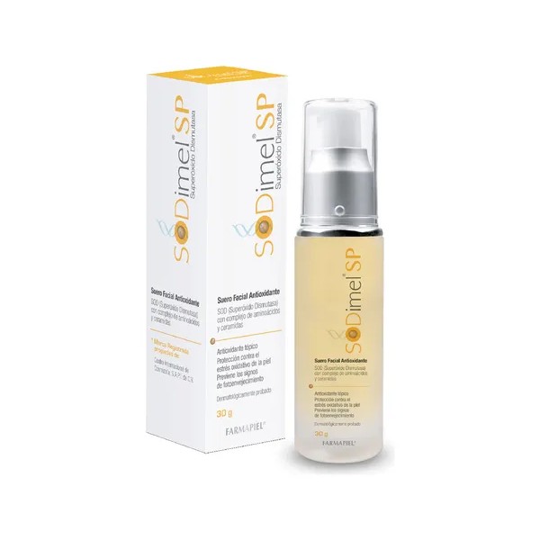 Sérum Antioxidante Sodimel SP de Farmapiel día/noche 30g con Superóxido