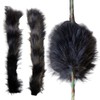 Shatterproof Archery Bow String Dampener, Rabbit Fur String Silencer for