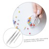 TEHAUX 1 Set Heavy Duty Stainless Steel Jewelry Tweezers Multi