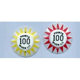 Bally Bon Voyage Pinball Machine POP BUMPER CAP SET