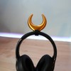 Crescent Moon for Headphones - Product Style: Gold | White