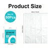80 Pcs Toilet Seat Covers Disposable,XL Flushable Toilet Seat Cover