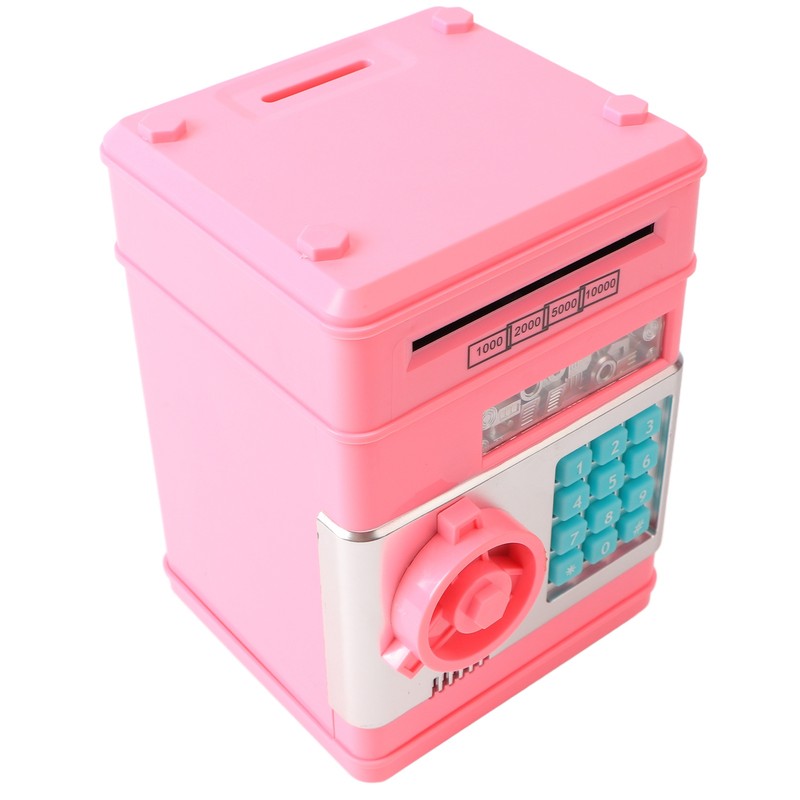 Children Money Storage Case Simulation Safe Box Shaped Password Lock