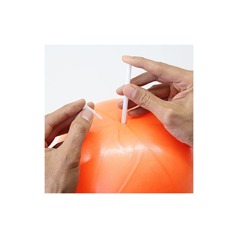 Pelota de 25 cm para Pilates Barre Yoga (Naranja)