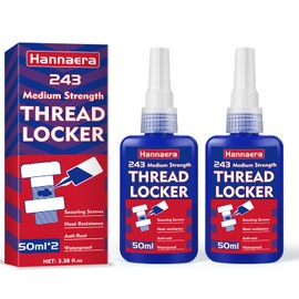 Thread Lock Medium Strength, Lock & Seal Nuts, Bolts, Fasteners and Metals, Blue Threadlocker Against Losening and Leakage (243-100 ml)