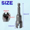 SPEEDWOX 2PCS Power Wing Nut Driver Set 1/4 Inch Hex