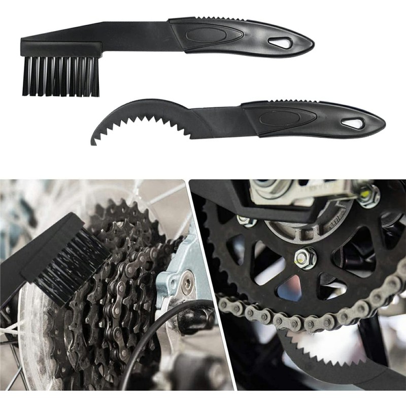 Kettion Kit de Limpieza de Cadena de Bicicleta, 4 Cepillos