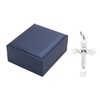 Crucifix Necklace Exquisite 925 Sterling Silver Men's Women's Jesus Cross