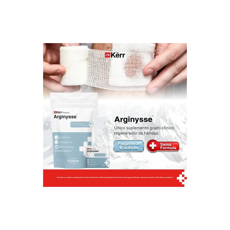 6-pack Argynisse, Krr Pharma, Regenerador Heridas Clínico