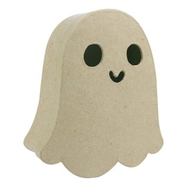 Décopatch - Ref BT054C - Small Ghost Box - Papier Maché Object to Decorate - 4.5 x 9.5 x 10cm - Decorate with Décopatch Papers & PaperPatch Glue, Glitter, Paints, Brown