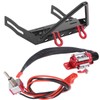 Metal Front Bumper with Winch Set Remote Control Accessory Fit