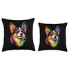 Corgi Welsh Corgi Cardigan Dogs Cute Welsh Corgis Throw Pillow
