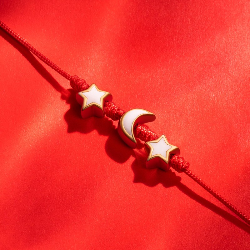 KARMA AND LUCK Red String Bracelet for Women, Adjustable Drawstring