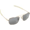 CAMPCO HUMVEE Pilot Sunglasses - Polarized Aviator Sunglasses Bayonette, Gray