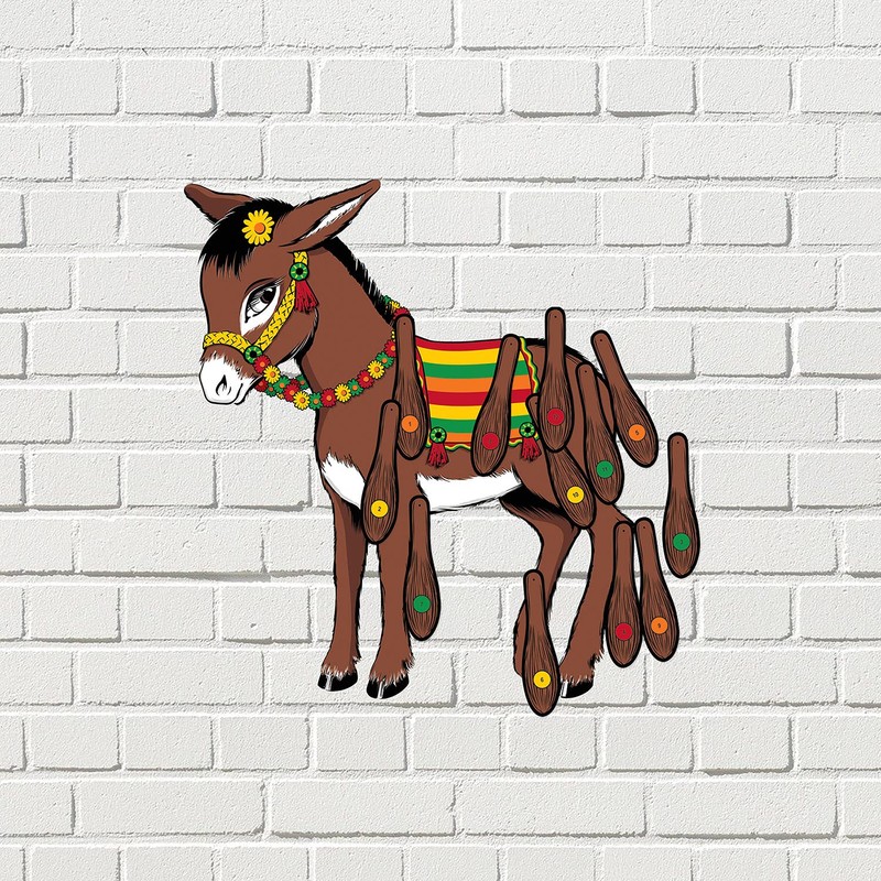 Donkey Game (mask & 12 tails included) Party Accessory (1