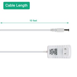 PDEEY Charger Replacement for Spectra S2 Plus S1 Breast Pump, AC Adapter, 10 FT, 12V