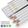MARKART Professional White Charcoal Pencils Set, 5 Pieces Sketch Highlight