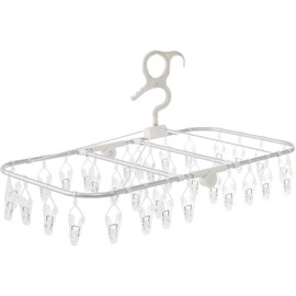 Wahei Freiz Style Lab AMJ-0710 Aluminum Corner Hanger, 32 Pinches, Includes 10 Extra Pinches, UV Protection, Break-resistant Pinch
