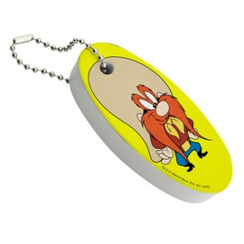 GRAPHICS & MORE Looney Tunes Yosemite Sam Floating Keychain Oval Foam Fishing Boat Buoy Key Float