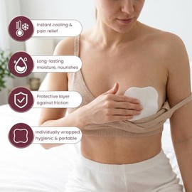 almohadillas para orejas de hidrogel para pezones para lactancia