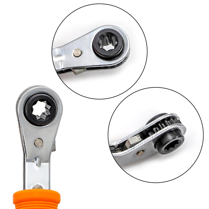 Suwimut 2 Pieces Slack Adjuster Tools, 5/16" Ratcheting Wrench Automatic