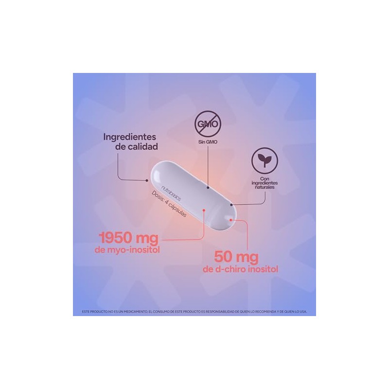 Myo Inositol y D-Chiro Inositol 40:1 | 2000 MG |
