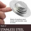 2Pcs Kitchen Sink Strainer Plug - Stainless Steel Sink Plug