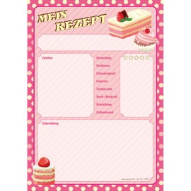 PRICARO Retro Recipe Pad A5 Pack of 3