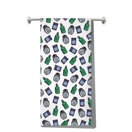 MYSOMY Nightmare Sally's Potion Kitchen Towel Sally's Potion Jars Gifts Deadly Nighshade Gifts Jack & Sally Gifts (green bottle UK)