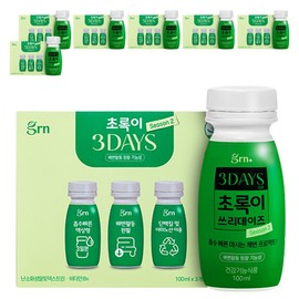 GRN Green Three Days Season 2 Apple Flavor, 1 Serving, 21 Pieces / GRN 초록이 쓰리데이즈 시즌2 사과맛, 1회분, 21개