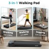 GYMAX Walking Pad, 3 in 1 Free-Assembly Under Desk Treadmill