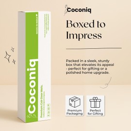 COCONIQ Coir Door Mats 17" X 30", Non-Slip Sturdy, PVC Backed Heavy Duty, Easy to Clean, Ideal for Door Entrance, Patio, Porch, Backyard, Garages, Welcome with Border