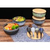 Cteaffee 38 oz Large Ceramic Ramen Bowls Set of 2
