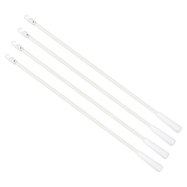 uxcell Blind Wand Replacement with Hook,1Pcs 17" Long Fiberglass Blind Tilt Wand with Plastic Hook and Grip, Vertical Blind Rod Stick for Window Blind Stick Wand Opener (White)
