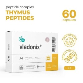 Khavinson Vladonix A6 Peptide Supplement – Immune System Support 60 Capsules
