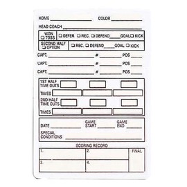Smitty | ACS-535 | Plastic Reusable Referee Game Card | Football Lacrosse | Official's Choice!