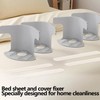 SIDUISDH Fitted Sheet Holder, Bed Sheet Holder to Prevent Slipping,
