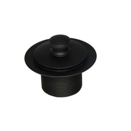 BlueVue 1-1/2" Lift & Turn Bathtub Drain Assembly (Matte Black)