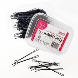 DONNA BOBBY PINS 3" JUMBO PINS IN JAR 100PCS