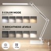 SKYLEO LED Desk Lamp with Slim Base - Adjustable Swing