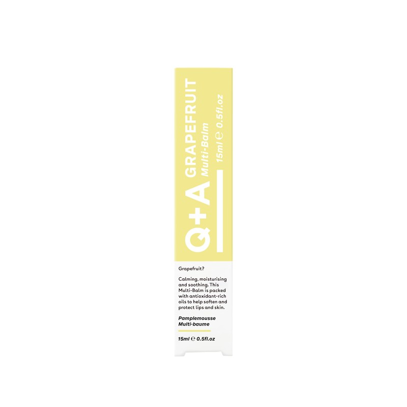 Q+A Grapefruit Multi-Balm - Jojoba, Cocoa Butter, and Grapefruit Infused