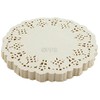 125 x WHITE ROUND LACE DOYLEYS - 11.5cm/4.5" quality disposable