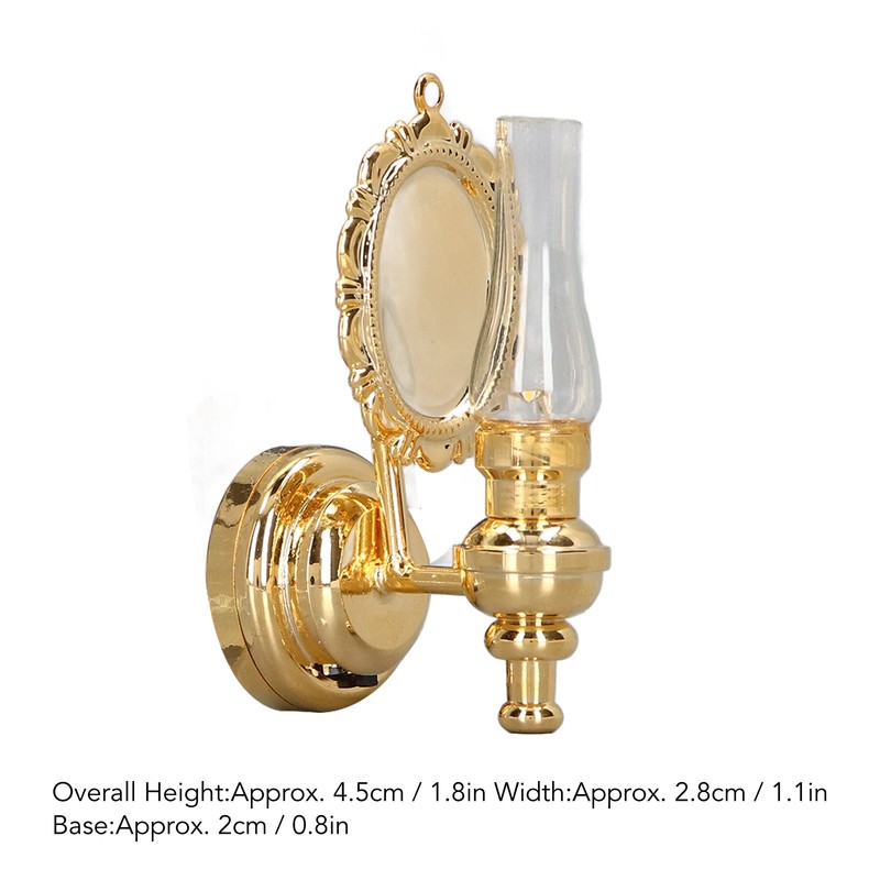 Dollhouse Wall Lamp Vivid Details LED Warm Light High Brightness