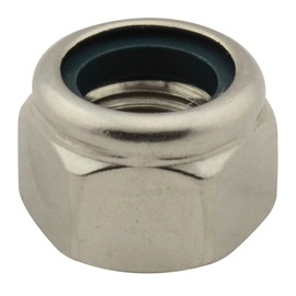 Locking Nuts (High Shape) - M8 - (Pack of 25) - DIN 982 / ISO 7040 - Stop Nuts, Self-Locking - Stainless Steel A2 (V2A) - SC982 | SC-Normteile