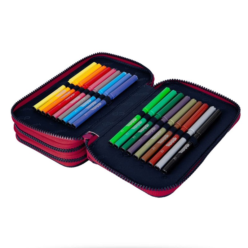 Coolpack F067758 Jumper 3 Gradient Costa Pencil Case Multi-Coloured