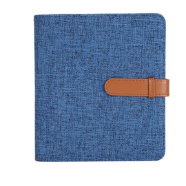 Linen Hardcover 3 Inch Photo Album Large Capacity Universal 288 Pockets Photos Linen Cover Album for Instax 12 11 7 Dark Blue
