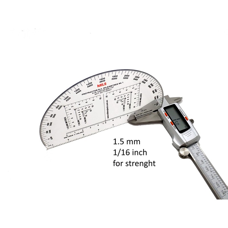MTT PL - United Kingdom MOD RA 6 Inch Protractor